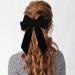Elegant Velvet Black Hair Bow Clips for Women and Girls - Perfect Gift for Mom - Wedding, Prom, Dating Hair Accessory - Buy Online on GoSupps.com