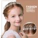 TSHAOUN Flower Girl Hair Accessories Pearl Hair Flower Headbands Crystal Rhinestone Headpiece for Wedding Party Outdoor Filming Taking Photo Special Day Holiday Girls Gift Birthday Present (White) - Buy Online on GoSupps.com