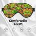 SSIMOO Frog Sleep Mask | Adjustable & Breathable Eye Mask for Ultimate Comfort | Fashionable Black Sleep Mask for Better Sleep - Buy Online on GoSupps.com