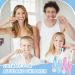 Sibba Travel Toothbrush Cover Case Kit | Soft Bristles, Portable, Compact | Mini Size for Camping, Traveling | Child & Adult | Pink/Blue - Buy Online on GoSupps.com