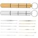 Stainless Steel Ear Wax Cleaner Tool Kit - 12pcs/2sets for Home & Salon Use - Portable Ear Pick Set for Ear Curette - Buy Online on GoSupps.com