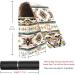 Shop Ethnic Style Floral Leather Lipstick Case | Mini Lip Gloss Organizer with Mirror - International Shipping - Buy Online on GoSupps.com