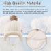 XIAOHAWANG Winter Baby Hat with Velvet Lining and Pompom | Toddler Beanie for Boys and Girls 0-6 Months | Earflap Warm Baby Hat - White - Buy Online on GoSupps.com