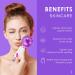 Ice Globes for Facial Cooling Globes Set for Eye & Neck Cold Glass Ice Roller Ball Cryo Sticks Face Globes Tighten Skin Reduce Puffiness and Dark Circles Enhance Circulation Purple - Buy Online on GoSupps.com
