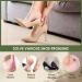 Heel Pads for Loose Shoes | Women's Comfort Inserts | Stop Heel Slip & Blisters | 3 Pairs - Beige Black Clear - Buy Online on GoSupps.com