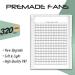 Premium 4D C Curl Premade Fans - 320 Soft Individual Eyelash Extensions | International Shipping - Buy Online on GoSupps.com