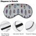 Beetle Insect Bug Sleep Mask Eye Cover for Sleeping Blindfold with Adjustable Strap Blocks Light Night Travel Nap for Men Women - Buy Online on GoSupps.com
