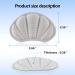 Breathable Mesh Heel Grips - 4 Pieces Set for Men & Women | Anti-Slip Cushions for Loose, Large Shoes | Prevent Rubbing, Blisters & Slipping Out | Self-Adhesive Heel Protectors in Black & Beige - Buy Online on GoSupps.com