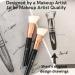 Professional Tapered Blending Brush | Eyeshadow Smudging Tool for Cream & Mineral Makeup | 1.1 Large Powder Brush - International Shipping Available - Buy Online on GoSupps.com