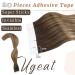 Ugeat Tape Balayage Extensions - Ash Blonde & Dark Brown - Real Hair Invisible Tape 20 Pieces 40 cm 50g #4/#10/#16 Ombre - Buy Online on GoSupps.com