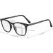Eyekepper Retro Square Reading Glasses - Black +1.0 Plastic Frame with Metal Arms | Stylish & Comfortable | International Shipping - Buy Online on GoSupps.com