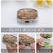Stylish Pill Box Wall Texture | 2 Compartment Medicine Organizer | Portable Decorative Metal Pill Case for Pocket & Purse - International Shipping - Buy Online on GoSupps.com