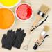 Premium Chalk Paint Brush Set with Gloves and Opener - Wax Brushes for Home Decor - Chalk Paint Brushes for Furniture Paintings  DIY Art Crafts Large Wood - Buy Online on GoSupps.com