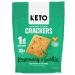 Keto Naturals - Almond Crackers Rosemary & Garlic Gluten free 8 Count of 64g Rosemary & Garlic 64 g (Pack of 8)