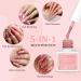SAVILAND 6 Colors Builder Nail Gel in A Bottle: 10 ML 5-in-1 Sheer Pink Gel Builder Set Nail Strengthener Extension Gel Kit Hard Gel for Nails Thickening & Repair - Buy Online on GoSupps.com