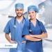20 PCS Disposable Working Caps - Elastic Non Woven Surgeon Caps for Hospital & Beauty Salon - Buy Online on GoSupps.com