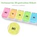 7-Day Rainbow Pill Organizer - Weekly Medication Box & Tablet Storage for Easy Management - Buy Online on GoSupps.com