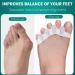 Pack of 10 Gel Toe Separators | Silicone Toe Spacers for Bunions & Correct Alignment | Restore Overlapping Toes - Buy Online on GoSupps.com