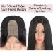 Kalyss 26 Long Synthetic Lace Front Wig for Women - Black with Brown Stripes & Dark Roots - Natural Looking Middle Part Hair Wig - Buy Online on GoSupps.com