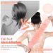 2 Pack Exfoliating Back Scrubber Double Sided with Handle - Long Body Scrub Sponge Shower Loofah for Deep Clean Body Washing - Pink Gray Soft Cloth - Women Men - Buy Online on GoSupps.com
