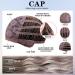 Oefei Long Corrugated Ombre Black Gray Wigs - Natural Synthetic Hair Heat-Resistant Wigs for Daily Use Party and Cosplay - Buy Online on GoSupps.com