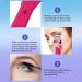 Qukaim Heated Eyelash Curler Heated Eyelash Curler Rechargeable LED Lighting Handheld Electric Lash Heating Curler Rose Red - Buy Online on GoSupps.com