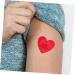 Buy FRCOLOR 25pcs Heart Shaped Stickers - Self-Adhesive Care Patches & Bandages for Home Use | Red Heart Stickers (3.80X3.20X0.20CM) - Fast International Shipping - Buy Online on GoSupps.com