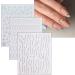 Aurora Holographic Nail Stickers 16 Sheets Self-Adhesive Nail Decal Glitter Stars Heart Nail Art Decoration Design Supplies - Buy Online on GoSupps.com