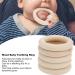 Shop Safe & Non-Toxic Wooden Teething Ring for Babies - 45mm | International Shipping - Buy Online on GoSupps.com
