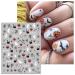 10 Sheets Halloween Nail Art Stickers - Cute Ghosts & Stars - Self-Adhesive Nail Decals for Spooky Nail Designs - Buy Online on GoSupps.com