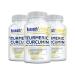 Research Verified Turmeric Curcumin Supplement with Black Pepper (BioPerine) - High Potency Curcumin - Antioxidant Joints & Daily Wellness - 60 Vegan Turmeric Capsules - Made in USA - 3 Month Supply 60 Count (Pack of 3)