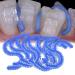 Braces Separator Teeth Elastic Orthodontic Ligature Ties Ring Rubber Band (700 PCS)