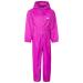 Trespass Children s Unisex Button Rain Suit 3-4 Years Purple Orchid