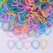 2500Pcs Foamia Color Elastic Hair Bands - Soft Hair Ties for Girls & Ladies | Multicolor Braided Hairband - Buy Online on GoSupps.com