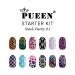 PUEEN Nail Art Stamping Starter Kit - DIY Manicure Set with Stamping Polish, Stamper, Scraper, Image Plate - BH000732 - Buy Online on GoSupps.com