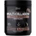 Zeal Naturals Premium Multi Collagen Peptides Protein Powder Vitamin C, Biotin - Chocolate - 21.3 Oz.