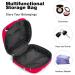 Portable Women's Storage Pockets | Stillpad Holder for Hairdresser Tools | Red Pattern Period Kit Bag for Girls - Buy Online on GoSupps.com