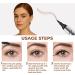  LAXISCREED Magic Eyebrow Pencil 3D Waterproof Eyebrow Pencil with Fork Tip and Double Tip - Microblading and Eyeliner for Natural Eyebrows Long Lasting Light Brown - Buy Online on GoSupps.com