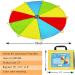 MountRhino Kids 6ft Play Parachute with 9 Handles - Multicolored Indoor/Outdoor Exercise Toy for Kids - Buy Online on GoSupps.com