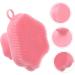 Housoutil Silicone Cleansing Brush Facial Cleansing Brush for Blackhead Facial Scrubber Face Washers Face Scrub Facial Cleansing Brush Exfoliator Manual Silica Gel Pink Cleanser 7.5x7.4cm Pink - Buy Online on GoSupps.com