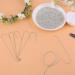 SAVITA 8pcs Curved Beading Needles Set - Stainless Steel Large Eye Needles with Handle for Jewelry Making - Buy Online on GoSupps.com