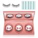 3 Pairs Self Adhesive Eyelashes Reusable Self Adhesive Eyelashes No Glue False Eyelashes Natural Look Reusable Adhesive Eyelashes with 10 Extra Glue Strips - W03