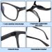 Radsocken 3 Packs Blue Light Blocking Computer Glasses Computer Screen Glasses Gaming Glasses Comfortable Blue Light Filter Blocking Glasses for Men Women Computer TV Phone - Buy Online on GoSupps.com