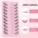 JYTDBCS Stick on eyelashes Half Lashes with Clear Band False Eyelashes Natural Look 10 Pairs Handmade Soft Cat Eye Lashes Wispy Reusable 3/4 Corner Lashes 3/4 lashes - Buy Online on GoSupps.com