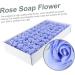 Amosfun 50pcs Valentine's Day Rose Soap Rose Petals Rose Floral Soaps Rose Hand Soap Floral Scented Bath Soap Artificial Rose Flower Rose Gift Artificial Flower Take a Bath Corn Starch Purple Blue 7X4.5CM - Buy Online on GoSupps.com