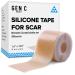 GEN'C B AUTY Silicone Scar Tape Scars Removal Strips Waterproof Scar Bandage(1.6 x 120 Roll)