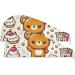 Cute Teddy Bear Dessert Hair Towel 2 Pack | Super Absorbent Quick Dry Hair Turbans for Women & Girls - Perfect Gift - Buy Online on GoSupps.com