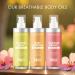 Majestic Pure Vanilla Body Oil - 100% Pure & Natural with Shea Butter, Coffee, Sesame Oils- After Shower Body Oils for Women and Men - Scented, Radiant, Firming Massage Oil - 3.4 Fl Oz - Buy Online on GoSupps.com