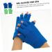 minkissy 2 Pairs Gel Gloves Half Finger Glove Overnight Gloves for Dry Moisturizing Sleeping Gloves Grooming Glove Spa Gloves Moisturizing Gloves Leather Gloves Miss Hand Knitting 16X13X1CM - Buy Online on GoSupps.com