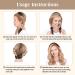 Silk Ribbon Heatless Curling Headband - Overnight Hair Curlers with Hair Clips for Long Hair - Black - Buy Online on GoSupps.com